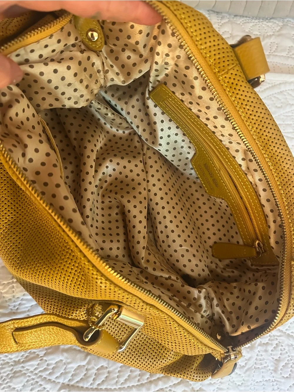 💛 Harriet Rose Mustard Leather Tote Bag 💛 Soft Slouchy Satchel